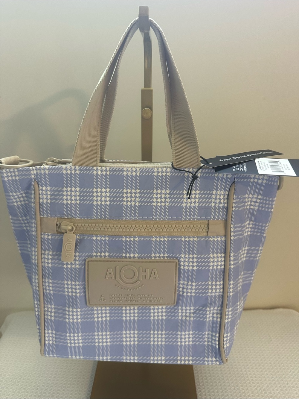 Aloha Collection - Limited Edition Palaka Periwinkle Tote (NWT)